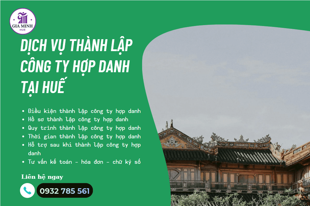 Dịch vụ thành lập công ty TNHH tại Huế uy tín – Tư vấn trọn gói, đúng luật 3 Chi phí tư vấn thành lập công ty tại Huế