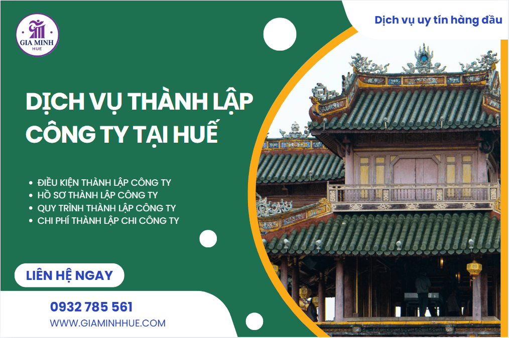 Dịch vụ thành lập doanh nghiệp tư nhân tại Huế – Trọn gói, nhanh chóng, đúng luật 2 Dịch vụ thành lập doanh nghiệp tư nhân tại Huế