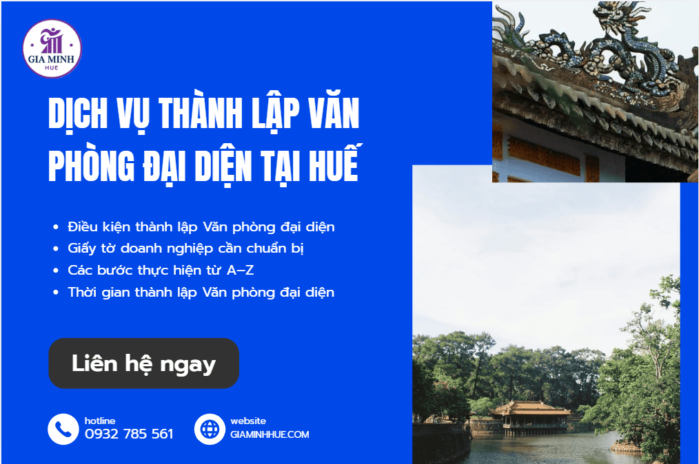 Dịch vụ thành lập văn phòng đại diện tại Huế – Nhanh chóng, đúng luật, trọn gói 2 Dịch vụ thành lập văn phòng đại diện tại Huế