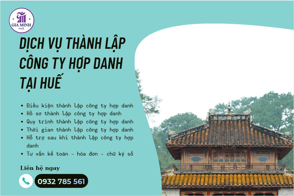 Giấy tờ cần chuẩn bị khi thành lập công ty tại Huế