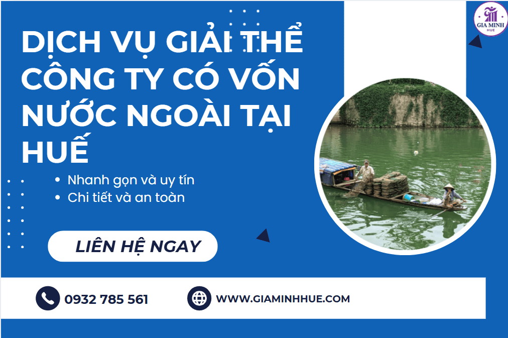 Dịch vụ giải thể công ty có vốn nước ngoài tại Huế – Trọn gói, đúng luật, an toàn pháp lý 3 Giấy chứng nhận giải thể đầu tư cấp cho doanh nghiệp FDI tại Huế.